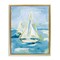 Stupell Industries Setting Sail on Sea Floater Framed Canvas Wall Art Design by Farida Zaman
